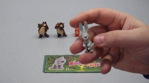 МАША И МЕДВЕДЬ -2 (2015) Киндер Сюрприз - серия "MASHA AND THE BEAR - 2" из Kinder Surprise