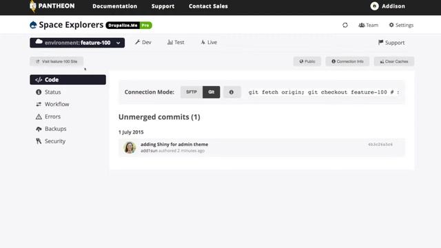 Use Pantheon Multidev смотреть онлайн