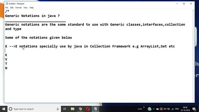 Explain the notations of Generics in Java смотреть онлайн