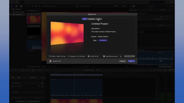 Монтаж видео в FCPX. Как создать субтитры (subtitles) в Final Cut Pro X?