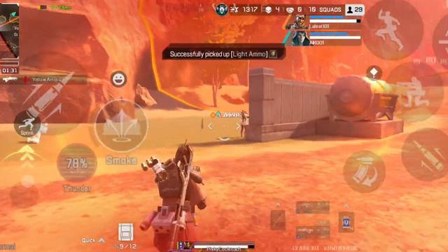 Apex Legend Gameplay Battle Royale on TECNO POVA 4 смотреть онлайн