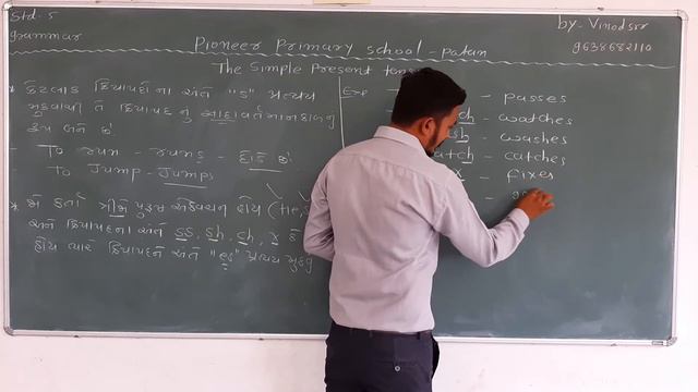 ધોરણ - ૫ English - Grammar - The Simple Present Tense (Part-2) смотреть онлайн
