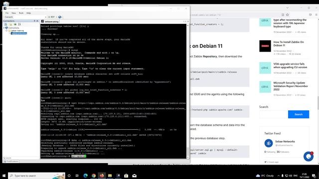 How to install Zabbix on Debian 11 смотреть онлайн