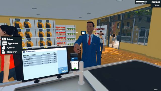 Supermarket Simulator #15 [FR] La MàJ du stockage qui change tout! смотреть онлайн
