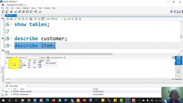 8) Learn SQL with Dagmawi-Abate; Customer_Order Exercise using MySQL Workbench; Amharic