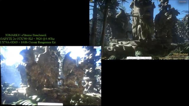 780GTX SLI vs 690GTX SLI - 2 GPU vs 4 GPU смотреть онлайн