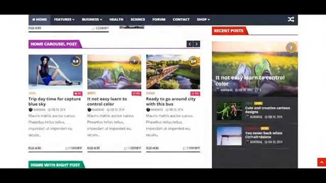 NanoMag - Responsive WordPress Magazine Theme смотреть онлайн