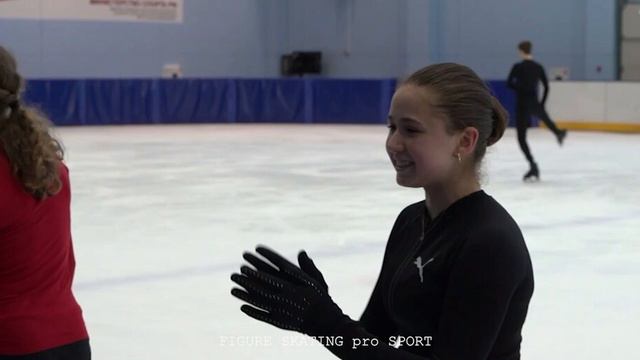 Камила Валиева — о возвращении на лёд: тяжело, но надеюсь, что скоро наберу былую форму #iceskating