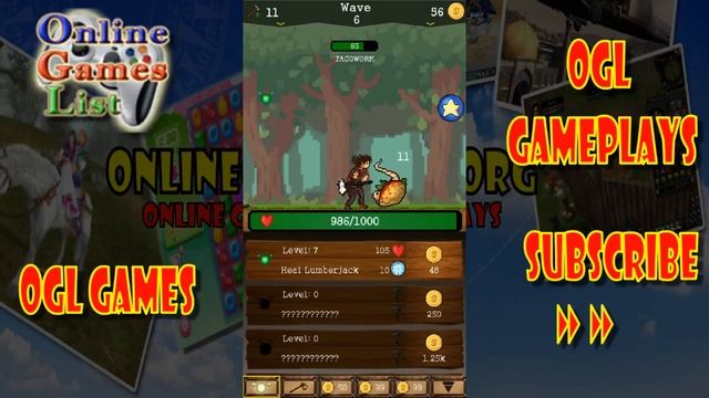 Lumberjack Attack! - Idle Game Gameplay ᴴᴰ (Android) смотреть онлайн