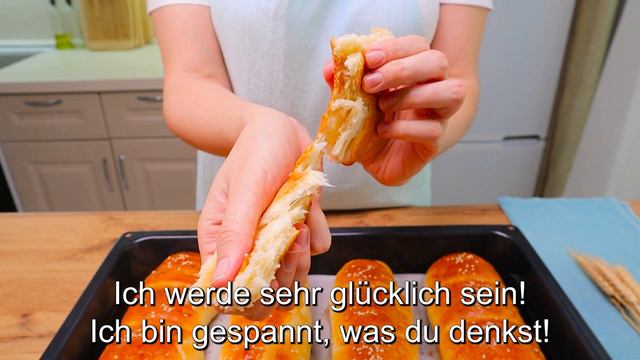 In einem französischen Restaurant gelernt!Viel leckerer als Croissants! Brot backen смотреть онлайн