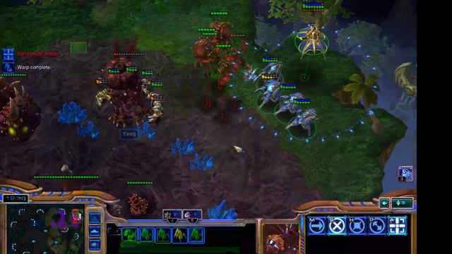 StarCraft 2: Wings of Liberty PvZ ladder game on Tal Darim Altar смотреть онлайн