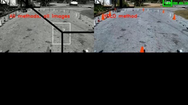 Template matching and YOLO applied to the Tello drone video of an autonomous bot смотреть онлайн