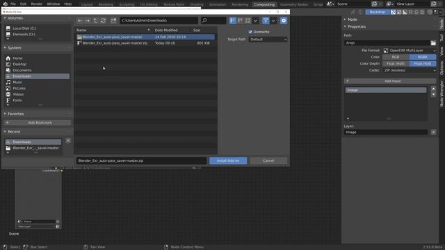 Time Saver EXR Auto Passes Connect in Blender | Quick Tip смотреть онлайн