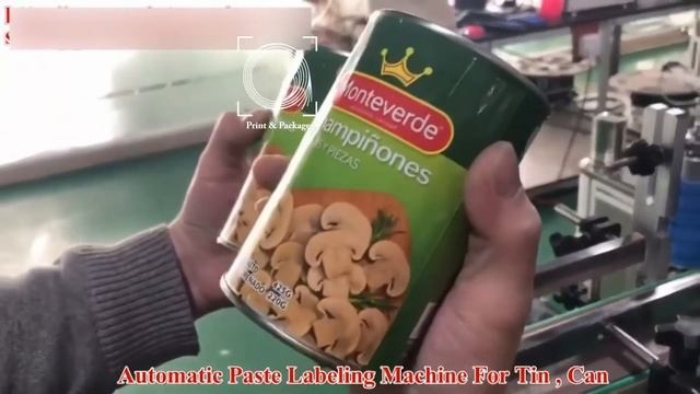 Автоматическая этикетировочная машина для жестяных банок на водном клею смотреть онлайн
