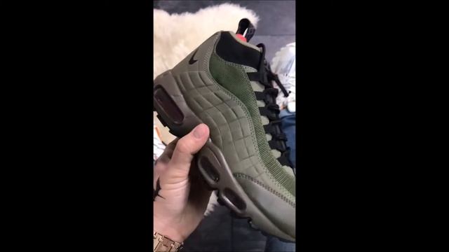 Обзор Nike Air Max 95 Sneakerboot Green смотреть онлайн