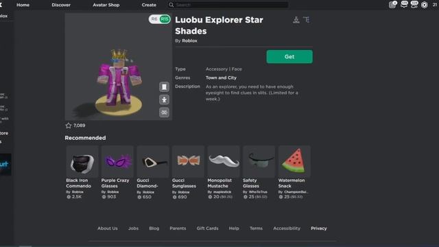 ЛИМИТКИ БЕСПЛАТНО!! Волосы, шарики, корона, очки, шляпа | Luobu Roblox | Как получить ( 7 дней ) смотреть онлайн
