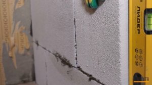 Возведение стен в ванной комнате из газобетонных блоков