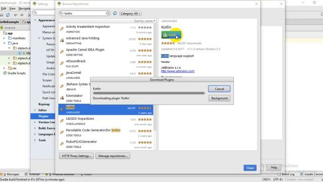 Add Kotlin in Android Studio смотреть онлайн