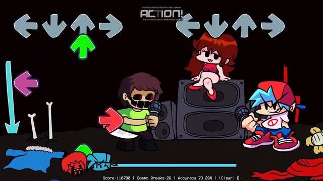 FRIDAY NIGHT FUNKIN'N ПРОТИВ ЧАРЫ ИЗ UNDERTALE НА ХАРДЕ смотреть онлайн