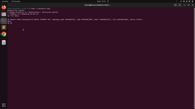 Creating table with primary key constraint смотреть онлайн