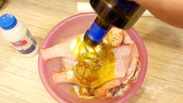 ?️МОРСКОЙ ОКУНЬ запечённый?️ Готовим вкусную рыбку дома! Очень просто! смотреть онлайн
