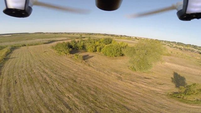FPV полёт по видеошлеме Echine , квадрокоптер Bugs 3, GoPro hero 3 смотреть онлайн