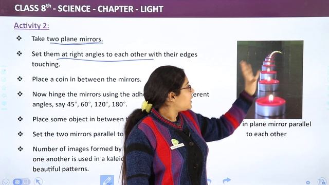 Class 8 Science | Chapter 16 | Regular and Diffused Reflection - Light смотреть онлайн