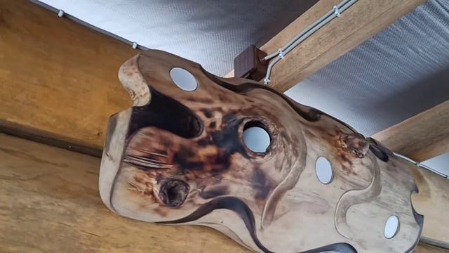 Светильник бра из дров в диком стиле Wood sconce lamp in wild style смотреть онлайн