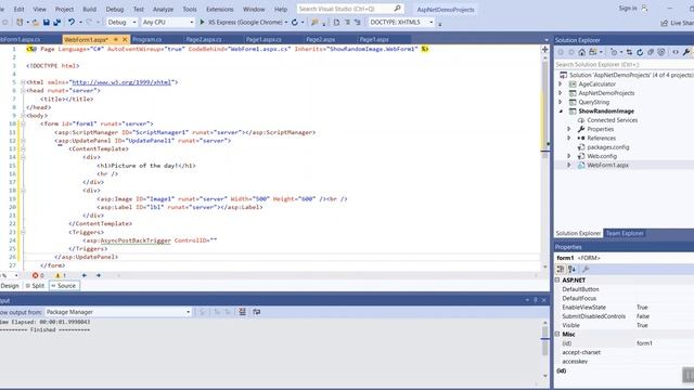 AJAX Timer Control in ASP.NET Web Application Part 2 of Random Image смотреть онлайн