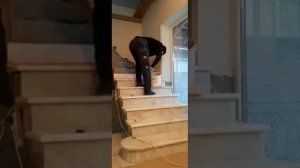 Как обшить лестницу мрамором?