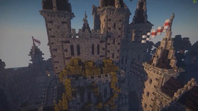 /cinematic//Conquest/ Огромный красивый замок в Minecraft 1.12.2 смотреть онлайн