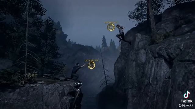 A Way Out. Прыжок через ущелье. | xBox Series X | 4K 60 FPS | смотреть онлайн