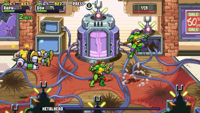 TMNT: Shredder's Revenge (Co-op) - All Bosses & Ending