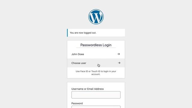 Passwordless WP for WordPress / Login Demonstration смотреть онлайн