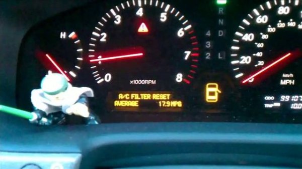 Lexus LS430, 2001 - Cabin Air Filter Warning Reset (DIY for $0)