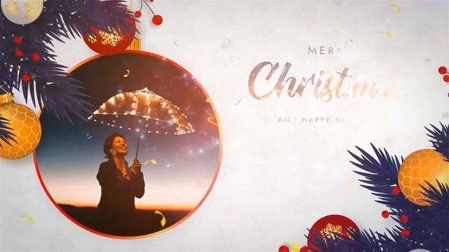 Новогоднее слайд-шоу_Videohive Merry Christmas Greetings_DIZAYNPROJECT смотреть онлайн