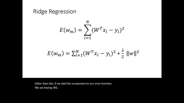 Ridge Regression смотреть онлайн