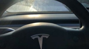 Как заводится Тесла Модель 3 в мороз Tesla Model 3 Cold start