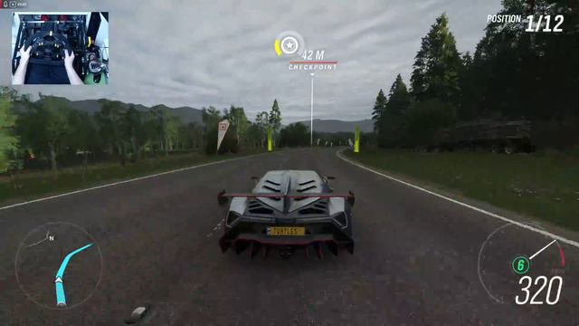 This car is amazing!!! Forza Horizon 4 on Direct Drive wheel on 125%. смотреть онлайн