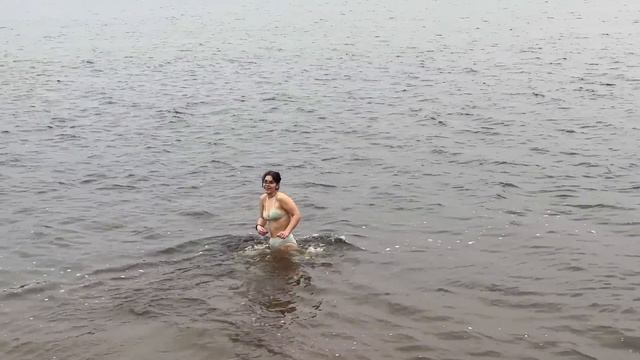 ICE HOLE BATHING COLD WATER 4K #3 | SWIMMING WINTER | EPIPHANY BAPTISM 2023 #bathing  #epiphany