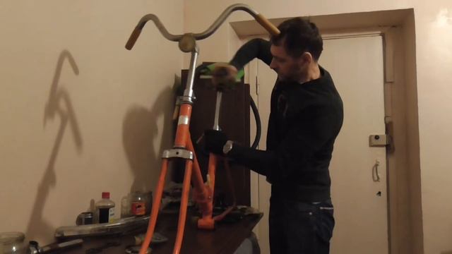 Реставрация велосипеда Пермь. Велосипед складной из СССР. смотреть онлайн