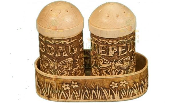 Солонка в ассортименте Соль, береста (Наш Кедр) обзор 1436 производитель Наш Кедр ООО (Россия) смотреть онлайн