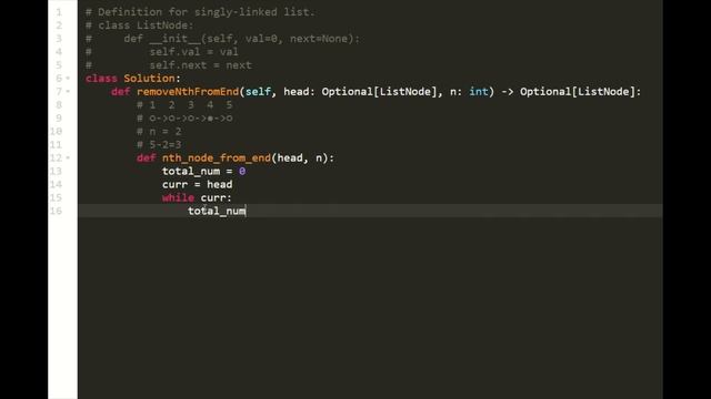 [Leetcode] 19. Remove Nth Node From End of List 中文解說 - Python смотреть онлайн