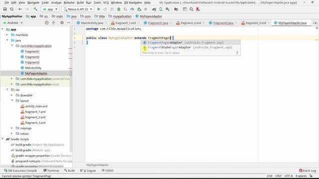 Android Studio - Material Design & TabLayout-ViewPager смотреть онлайн