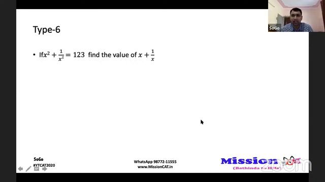 Algebra - 1| Basics | Quant |Sliet @ Online Training| Sony Goyal | IIM A | MyCareer смотреть онлайн