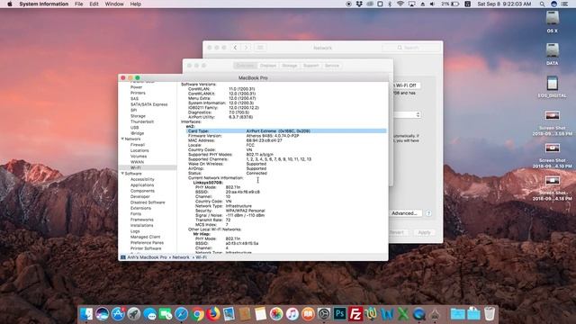 Dell D1703 ( Atheros 9485) Kext on Sierra 10.12.6 смотреть онлайн