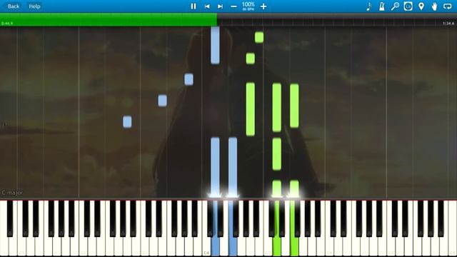 Gracefully - Sword Art Online (Piano Cover) + Sheetss & Midi смотреть онлайн