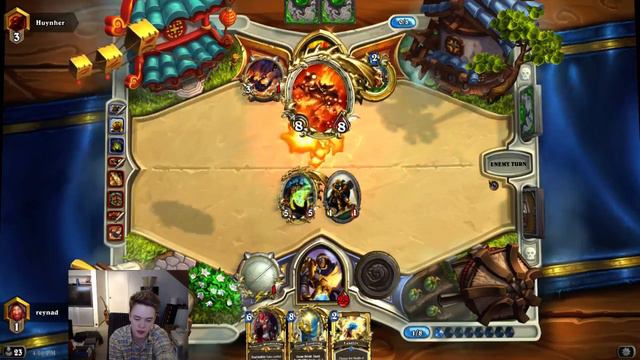 [Hearthstone] Undertaker Paladin: Reynad Vs. Warrior Game 2 смотреть онлайн
