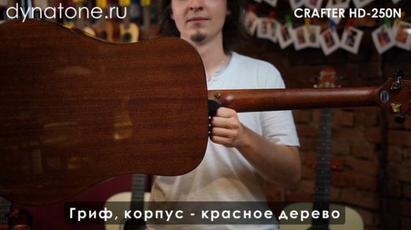 Обзор акустической гитары CRAFTER HD-250/N