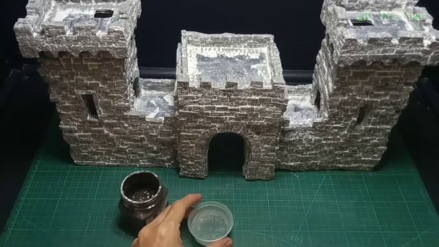 How to Build Realistic Medieval Castle Tower and Gate Diorama смотреть онлайн